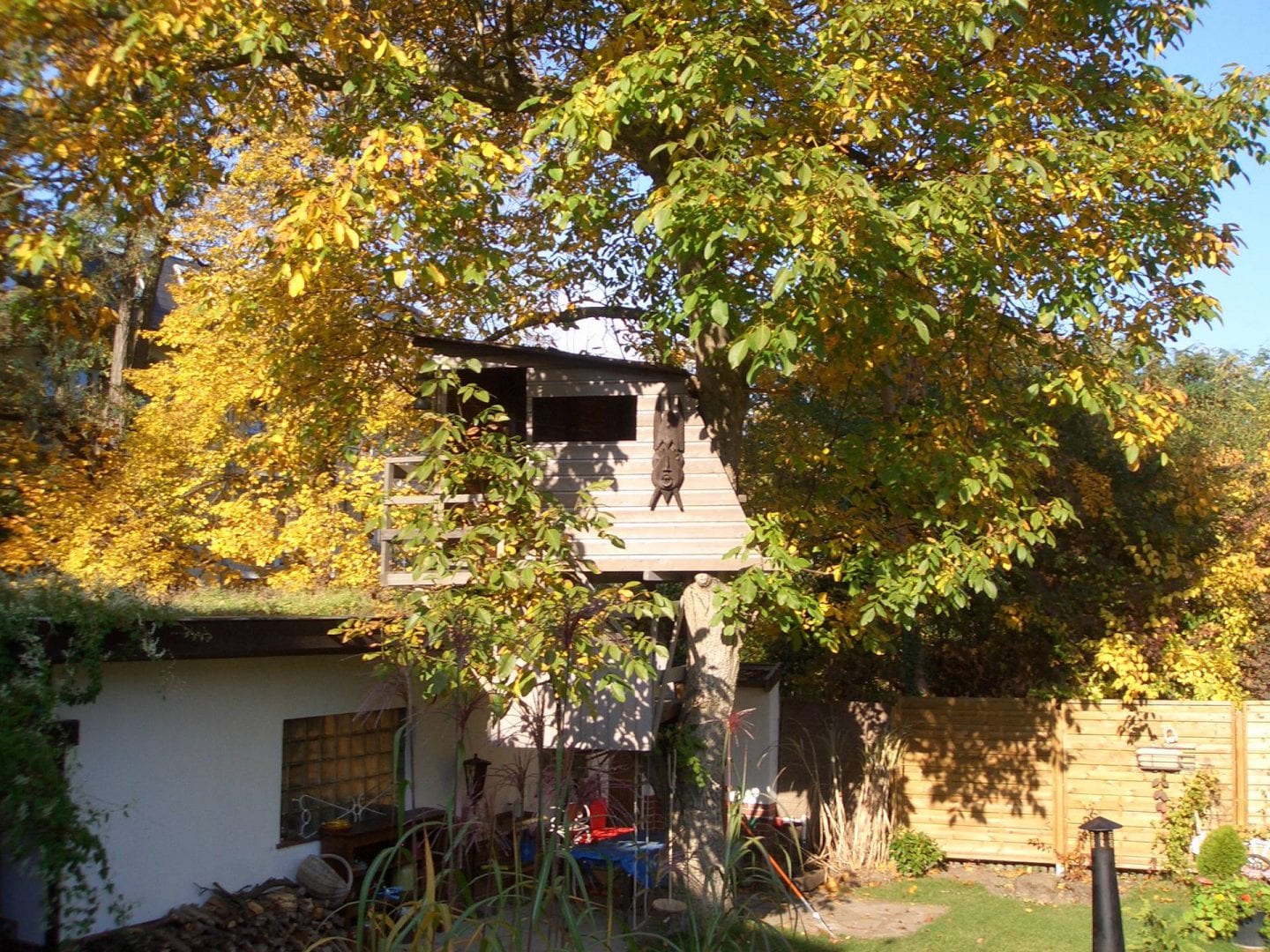 Baumhaus im Garten